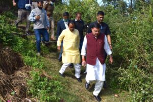 CM Dhami In Chamoli