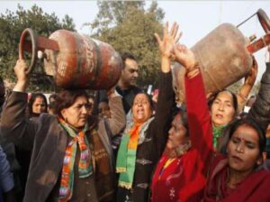 Congress Protest Against Inflation