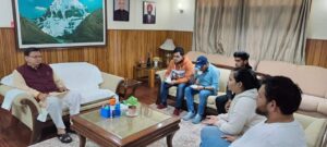 CM Dhami Meet Students