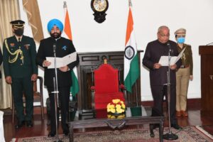 Banshidhar Bhagat Takes Oath :