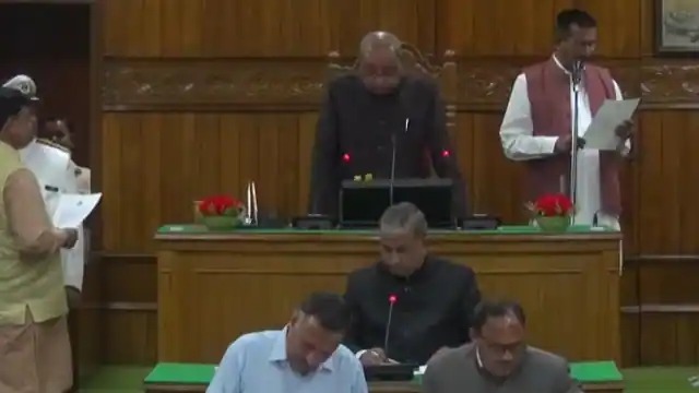MLA Kishore Upadhyay-Took Oath-