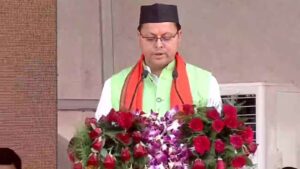 Pushkar Singh Dhami ook Oath :