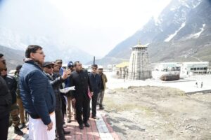  CM Dhami In Kedarnath :