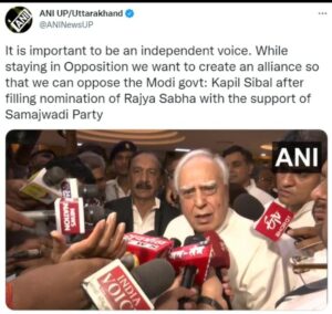 Kapil Sibal Resigns From Congress