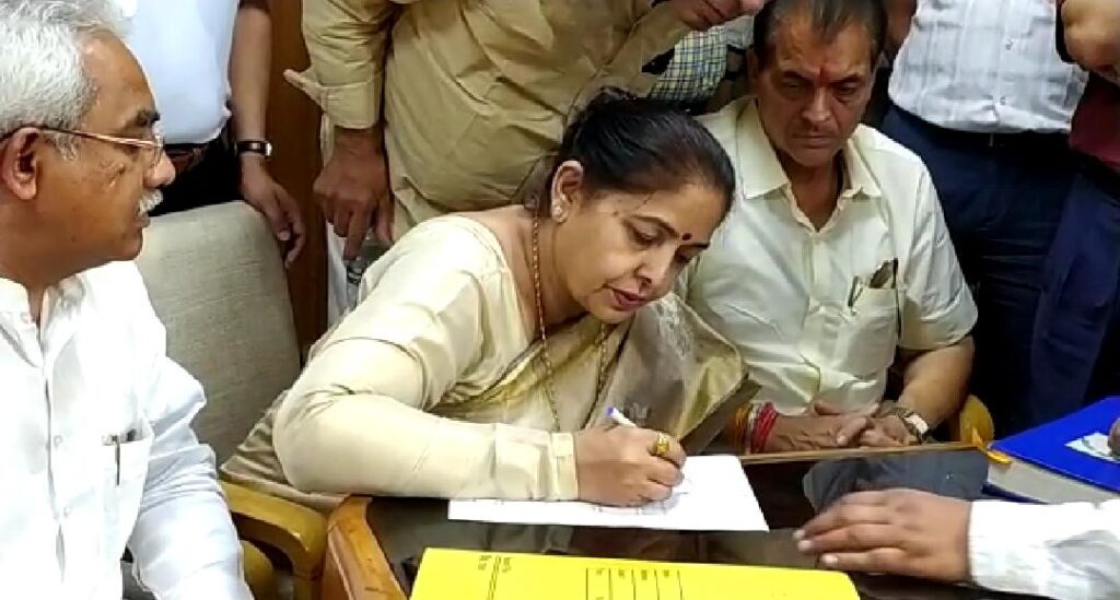 Kalpana Filed Rajya Sabha Nomination
