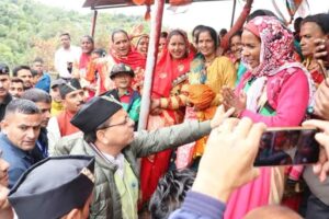 CM Dhami Districts Visit
