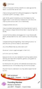 Woman Wrote Sex Work Experience