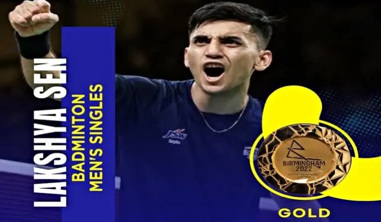 Lakshya Wins Gold Medal
