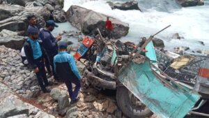 Forces Bus Accident In Pahalgam