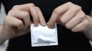 Condom Packet In Health Center