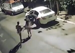 Couple Romance In Car