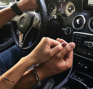Couple Romance In Car