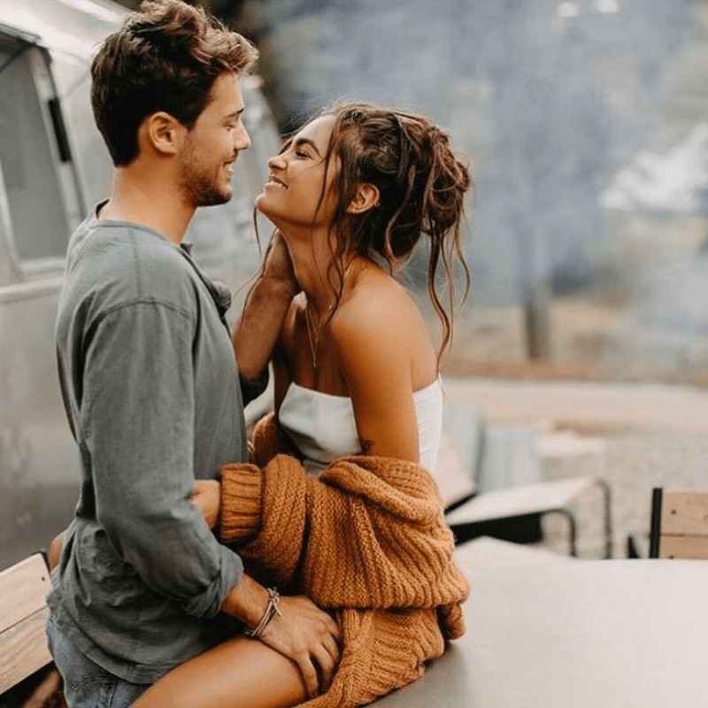 Couple Romance In Car