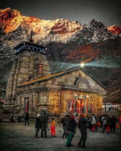 Kedarnath Dham Gold Decorated