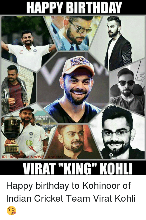 Happy Birthday Virat Kohli