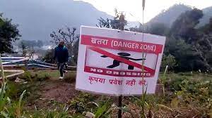 Scientist Inspection Joshimath Land