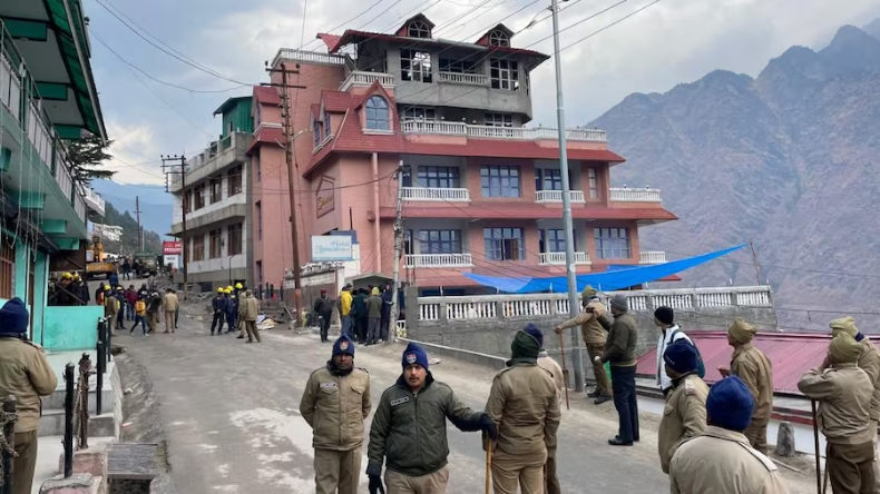 Hotel Demolished In Joshimath