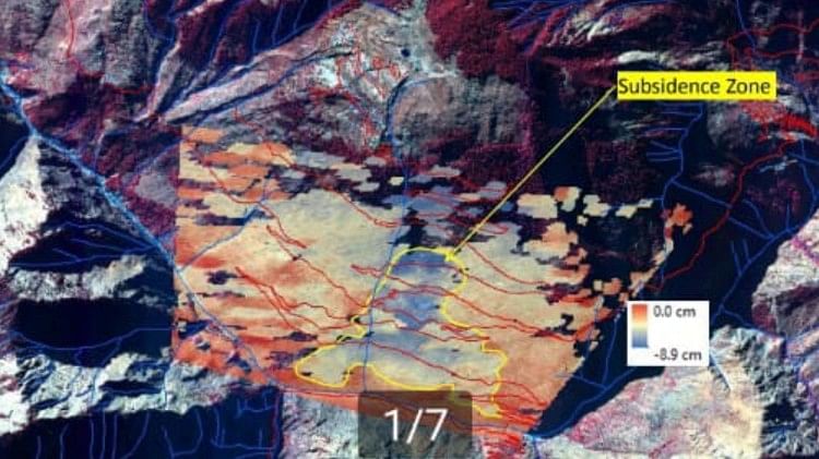 ISRO Report On Joshimath