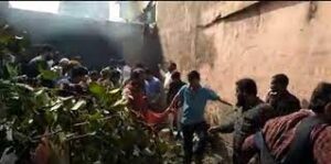 Fire In Firecrackers Godown
