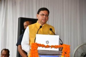 CM Dhami Tehri Visit