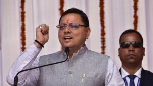 cm dhami on election result