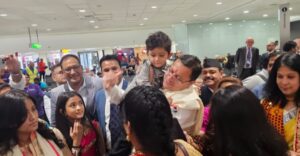 CM Dhami In London