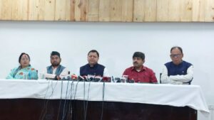 cm dhami press on jamrani scheme
