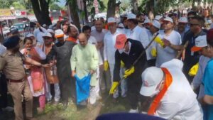 cm dhami attend cleanliness campaign