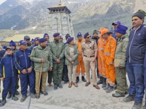 DGP reached Kedarnath Dham :