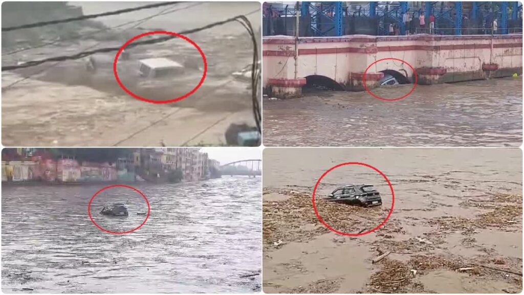 Heavy Rain In Haridwar : हरिद्वार में खड़खड़ी बरसाती नाला आया उफान पर, कई वाहन बहे