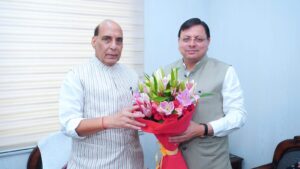 CM MEET RAJNATH :