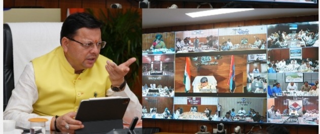 Cm Dhami Reviewed Affected Areas:सीएम धामी ने की आपदा प्रबंधन एवं पुनर्वास विभाग की समीक्षा, भूस्खलन से संबंधित चेतावनी प्रणाली के दिये निर्देश