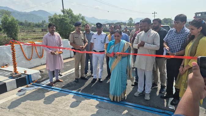 Cm Dhami Pul Inaugurated:सीएम धामी ने मालन पुल का किया उद्घाटन, सात निर्माण कार्यों का किया वर्चुअल लोकार्पण