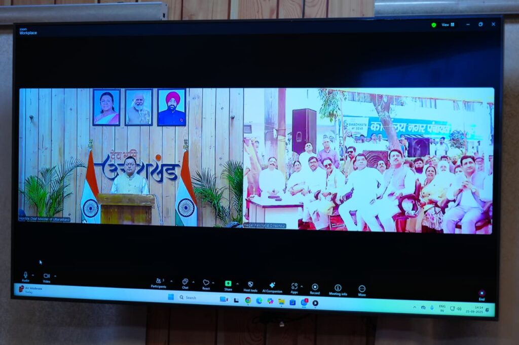 Udhamsingh nagar Motor Marg:गदरपुर-दिनेशपुर-मटकोटा-हल्द्वानी मोटर मार्ग का होगा पुनर्निर्माण, सीएम धामी ने किया शुभारंभ