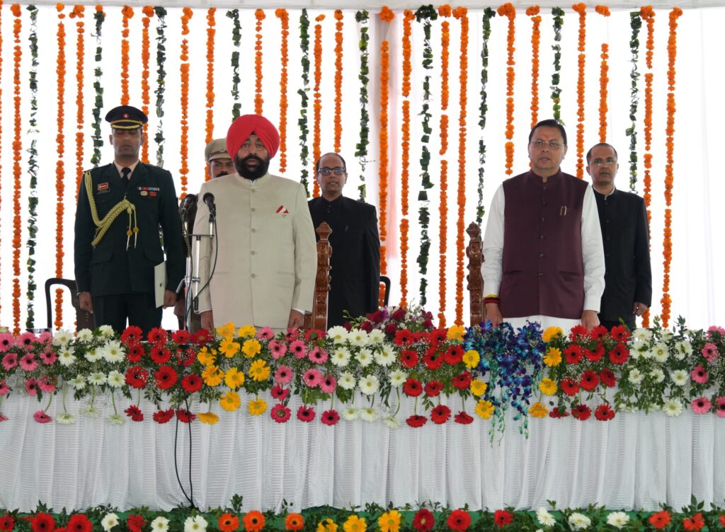 Dhami Cabinet Expansion:धामी कैबिनेट का विस्तार, 5 विधायकों ने ली मंत्रीपद की शपथ