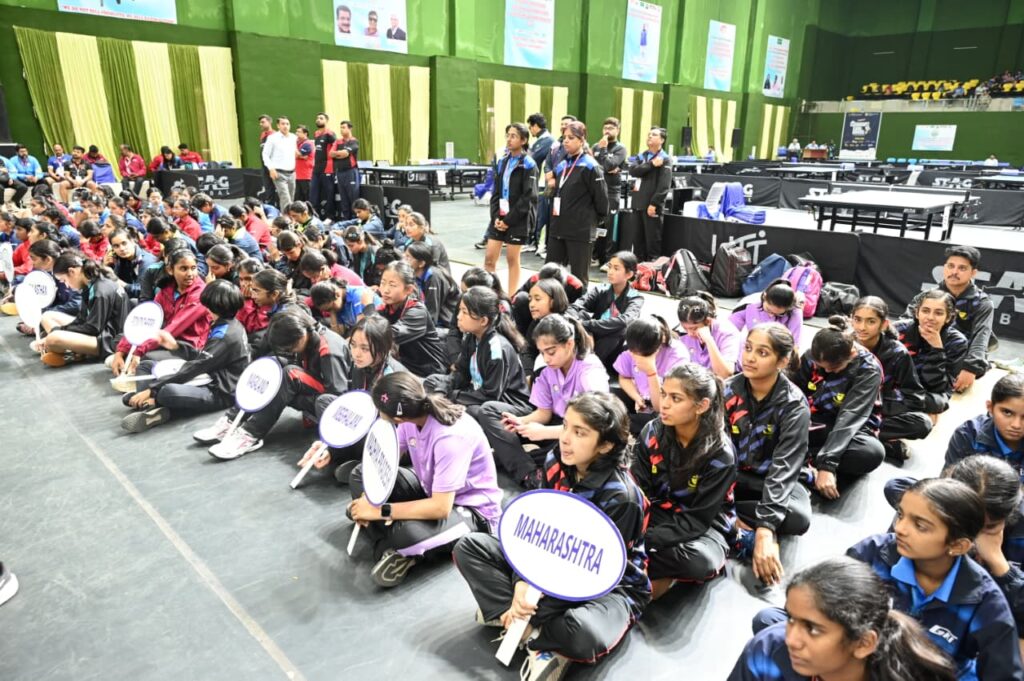 National Table Championship:सीएम धामी ने इंटर स्टेट जूनियर एवं यूथ नेशनल टेबल टेनिस चैंपियनशिप का किया शुभारंभ, खुद खेल कर खिलाड़ियों का किया उत्सवर्धन